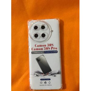 Coque Transparente Compatible Tecno Camon 30s- Transparent 