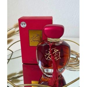 Eau de Parfum Lamsat harir 100ml pour femme, parfum orientale aux notes boisé et musqué.