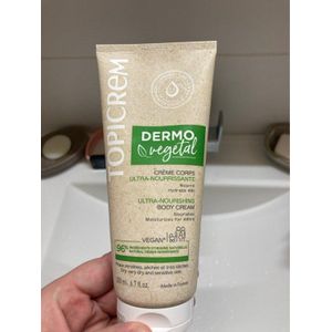 TOPICREM  Crème Corps Peau Sèche et Très Sèche Vegan 48h 200ML