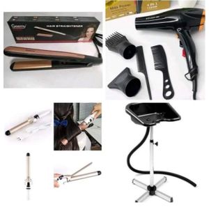 Lave Cheveux, Séchoir, Lisseur Et Boucleur