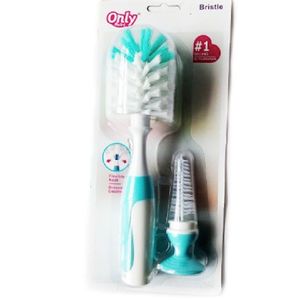 Goupillon/Brosse Pour Lavage Bouteille De Bébé - Bleu