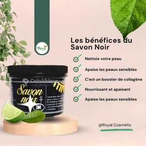 Royal Cosmetics Savon noir