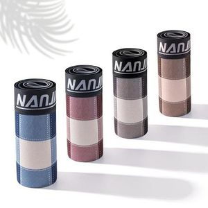 Lot de 4 slips‑boxers d’été respirants pour homme