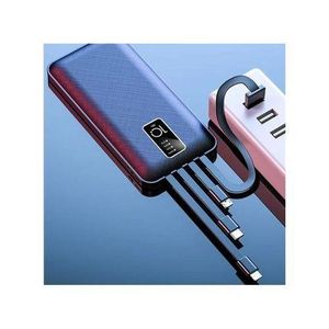 HYPER  Power Banks 4 Câbles De Charge Intégrés 10000mAh