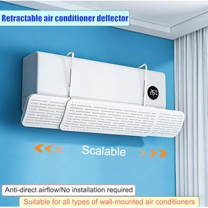 Déflecteur de climatiseur rétractable / Déflecteur d'air mural pour climatiseur / Déflecteur d'air anti-soufflage direct