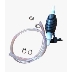 Pompe manuelle de transfert de carburant avec tuyau, débit de 10 L/min, pour voiture, moto, usage domestique, construction en plastique