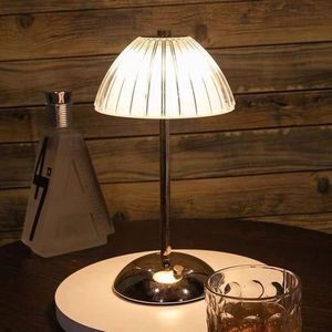 Lampe de Chevet LED Sans Fil Dimmable - 3 Couleurs, Tactile - Pour Salon, Chambre, Salle à Manger, Bar, Café