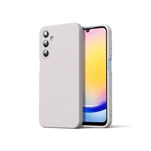 Coque Silicone Compatible Pour Samsung Galaxy A26 5G Avec 1Antichoc - Blanc