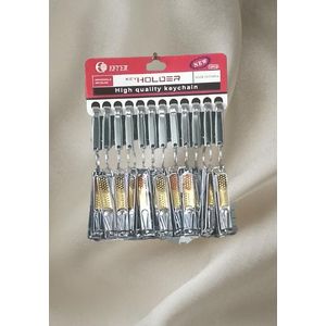 Coupe-Ongles - Kit De Toilettage Acier Inoxydable 12Pcs - Porte clé 