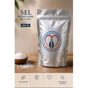 Sel Naturel de Sassako 400g – Sel de Terroir en Sachet Hermétique Zippé