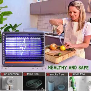 Destructeur d'Insectes Électrique UV - Lampe Anti-Moustiques Pro