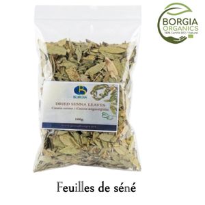 feuilles de séné séchées