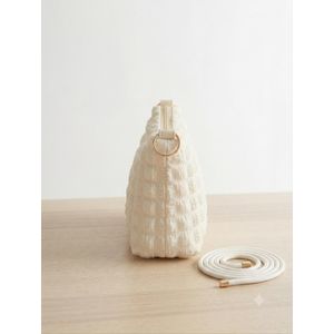 Sacs Bandoulière Sac à main matelassé vert BLANC