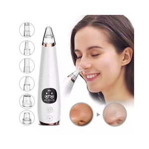 Aspirateur Électrique De Graisse Visage Rechargeable Avec 6 Embouts GH