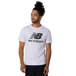 New Balance Essentials Stacked Logo T-Shirt T-Shirt Hommes Blanc