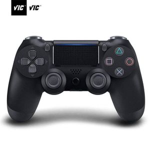 VIC Manette PS4 sans fil compatible avec ordinateur portable avec vibration