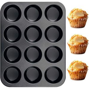 Moule à 12 Cupcake/Muffins En Métal Ø 6.50 Cm  HG