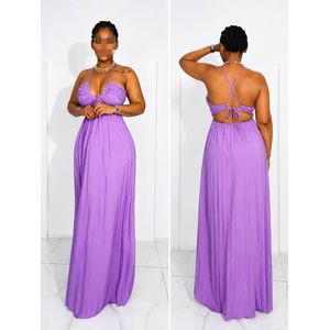 Mode Robe Longue Dos Nu Femme