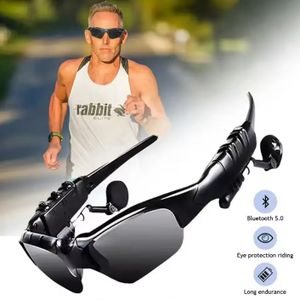 Lunettes de soleil de sport stéréo sans fil Bluetooth pour vélo avec écouteurs 5.0 téléphone lunettes de soleil polarisées pour la conduite lunettes de vélo