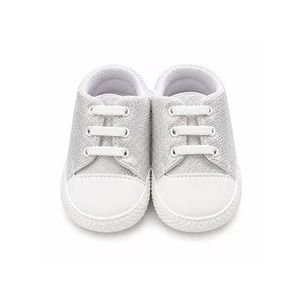 Chaussures bébé à paillettes - Argent
