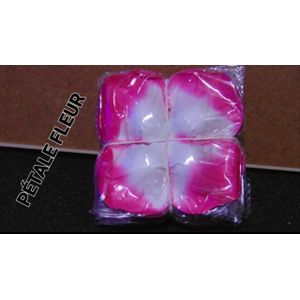 Lot de 100 Pétales de Fleurs ArtificiLot de 100 Pétales de Fleurs Artificielles - Mix Rose vif et Blancelles - Rose Vif