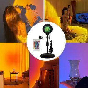 Lampe Coucher de Soleil LED USB - Télécommande Multicolore