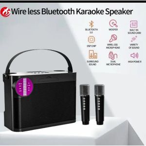 Haut parleur portable micro karaoké
