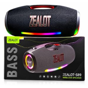 PUISSANT SPEAKER BLUETOOTH ZEALOT S89- MULTIFONCTION-DIMENSION(53,8 × 24,1 × 26,5 cm)- 7Kg- NOIR