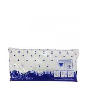 Ensembles De 12 Pièces De Couches Carrées Lavables - Reutilisable - Blanc