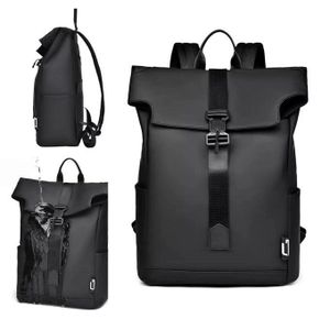 Gukbis Sac à dos imperméable pour homme, à fermeture enroulable, pour ordinateur portable