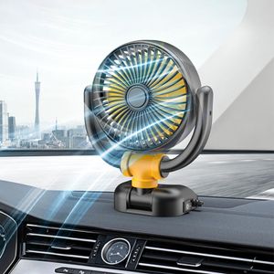 Ventilateur de voiture, 12 V, rotatif, à ventouse, allume-c-igare, puissant et silencieux