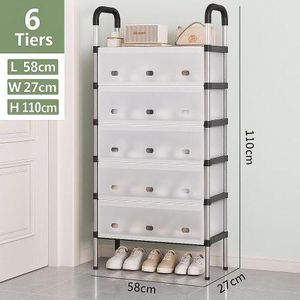 CYFAZA Porte-chaussures Organisateur Pour Chaussures Avec 6 étagères