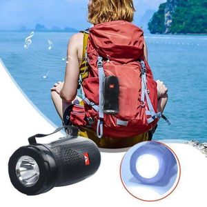 Agréable lampe de porche solaire avec haut-parleur Bluetooth