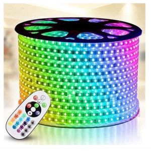 RUBAN LED RGB MULTICOLORE ÉTANCHE 220 V / 50 m