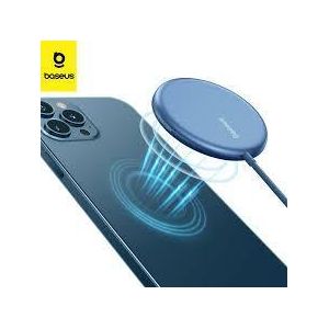 Chargeur Sans Fil Magnétique Baseus Qi 15W Mini Original – Recharge Rapide iPhone & Android 