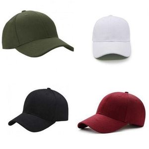 Lot de 4 Casquettes - Vert Treillis, Blanc, Noir Et Rouge Bordeaux