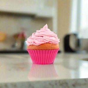 Decakila Moule pour cupcakes en silicone 8*4*3.5 Cm-6G/PCS KMTT075Y