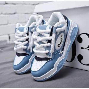 Paire De Baskets / Sneakers Tendance Pour Homme & Femme- Bleu.