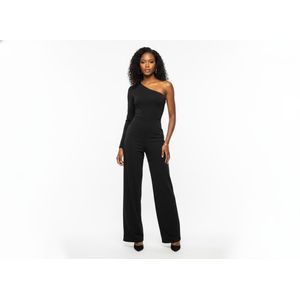 Combinaison femme asymétrique (une épaule) – Style décontracté / Soirée – WXT10002