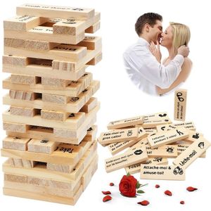 SEXTOYS Jeux DOMINOS - Tour en Bois Pour Couple