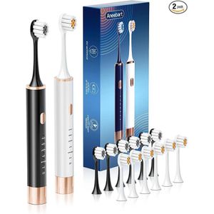 Brosse à dents électriques nettoyage Sonic Pack de 2