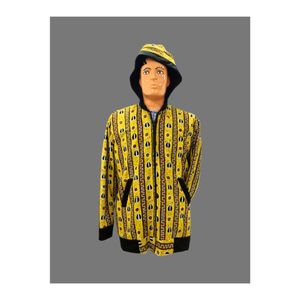 Blouson En Pagne Doublé