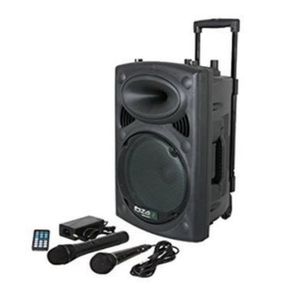 Jerry Enceinte Sono Portable D12+ 1 Micros + 1 Télécommande + 1 Chargeur - Noir