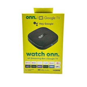 onn. Google TV 4K Streaming Box – Transformez votre téléviseur en véritable centre de divertissement !