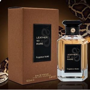 Fragrance World  LEATHER SO RARE- eau de parfum - parfum homme et femme 100ml