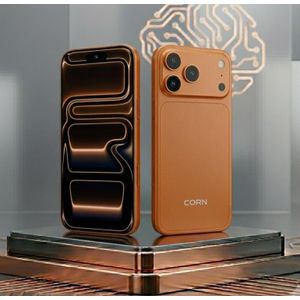 Corn Cphone 17 pro max- 6.6'HD+ - 4G - Dual SIM - (9+3) 12/128Go - 5000mAh - 13MP/8MP - Orange-  (Coque+Antie choc inclus)