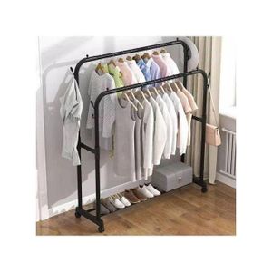 AGREABLE Porte-manteau sur pied, meuble de maison, chambre d'enfant, garde robe, support de vêtements, cintre mural Étagère De Rangement BBH