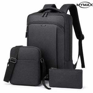 Sac à dos Homme 3 Pièces Grande Capacité – Tissu Épaissi Résistant à l’Usure, Rangement Multi-Zones