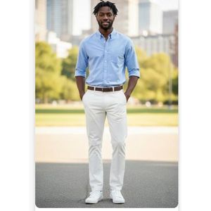 Pantalon Homme Coupe Skinny - Dokers  - Blanc