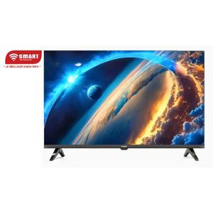 SMART TECHNOLOGY TV LED HD 32" ANALOG TV+ Support Mural Offert (STT-5132HAA)- Noir - Garantie 12 Mois